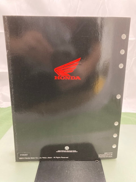 Honda 61MGZ01 CBR500R/RA CB500F/FA CB500X/XA Service Manual 2013-2014 Genuine