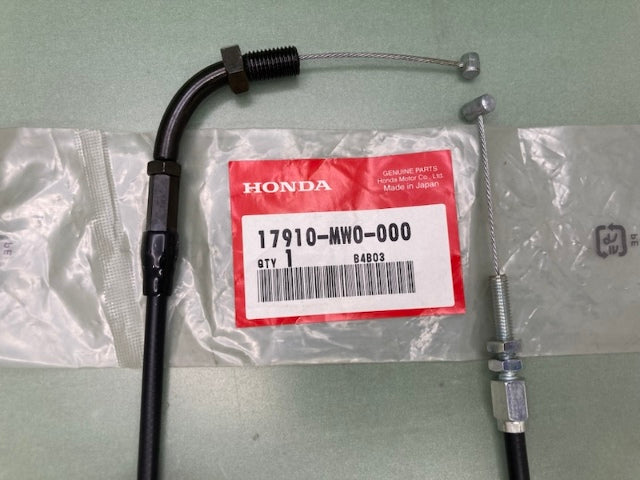 Honda 17910-MW0-000 Cable, A, Throttle New Genuine