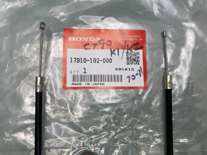Honda 17910-102-000 Cable, Throttle New Genuine