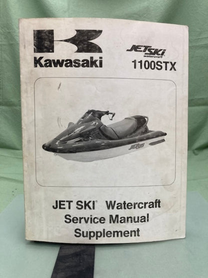 Kawasaki 99924-1221-51 JetSki 1100STX Service Manual Supplement '97 Genuine