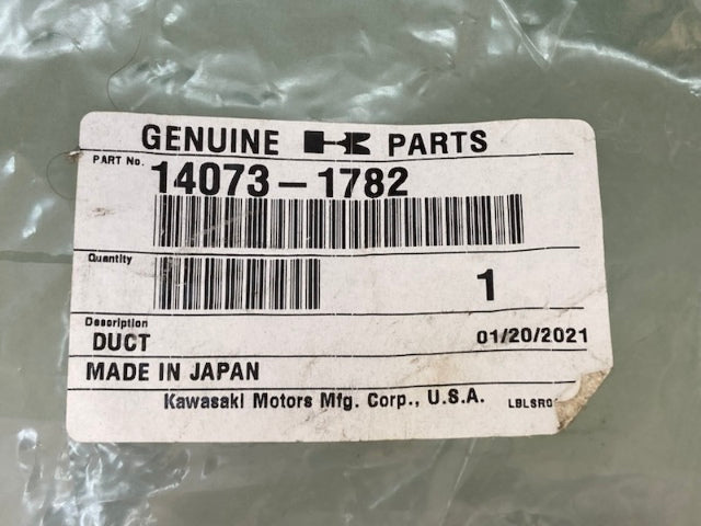 Kawasaki 14073-1782 Duct New Genuine