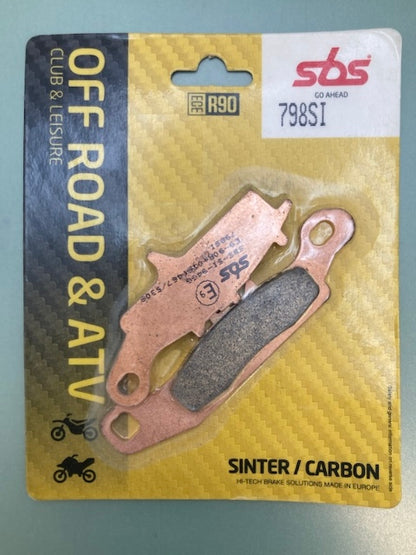SBS 798SI Brake Pad Set Sinter/Carbon New Genuine