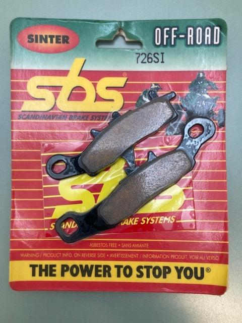 SBS 726SI Off-Road Brake Pad Set, Asbestos Free New Genuine