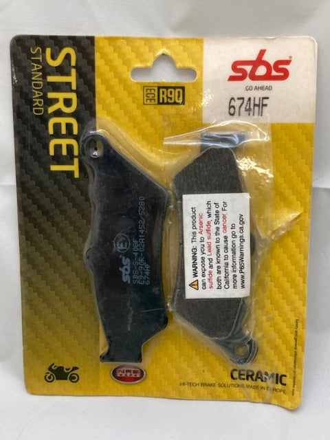 SBS 674HF Brake Pad Set, Ceramic New Genuine