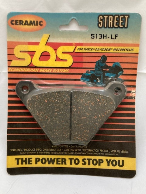 SBS 513H-LF Street Brake Pad Set, Asbestos Free New Genuine
