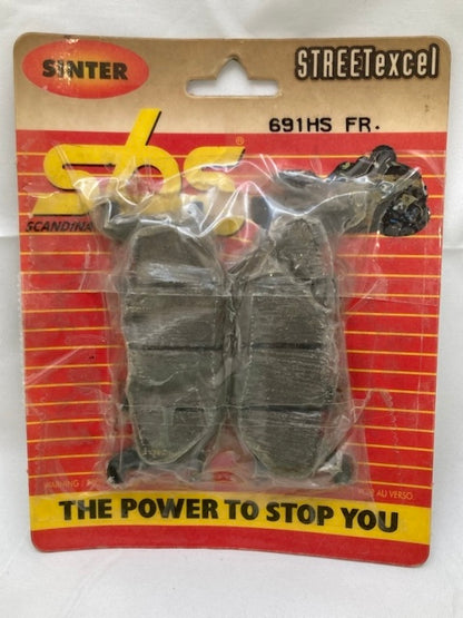 SBS 691HS Street Brake Pad Set, Sinter New Genuine
