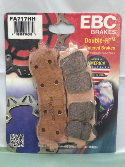 EBC Brakes FA717HH Brake Pad Set, Double-H Sintered New Genuine