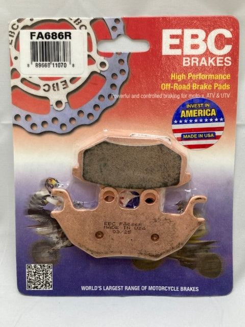 EBC Brakes FA717HH Brake Pad Set, Double-H Sintered New Genuine