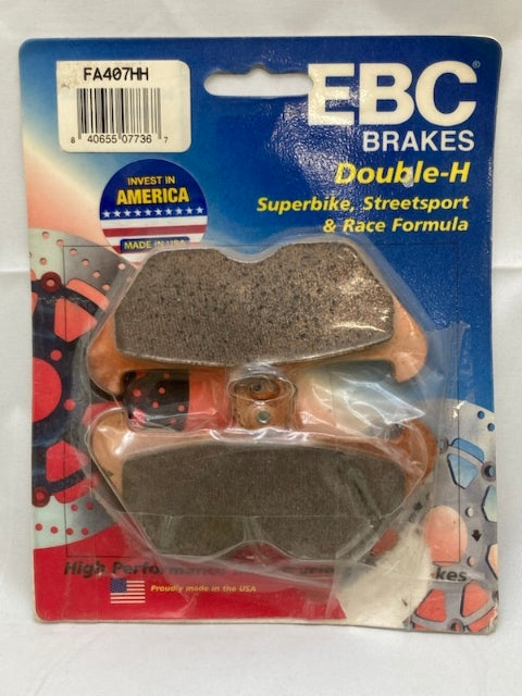 EBC Brakes FA407HH Brake Pad Set, Double-H New Genuine