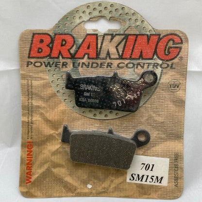 Braking 701 SM15M Brake Pad Set, Asbestos Free New Genuine
