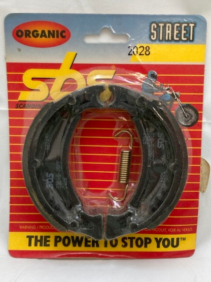 SBS 2028 Organic Brake Pad Set, Street New Genuine