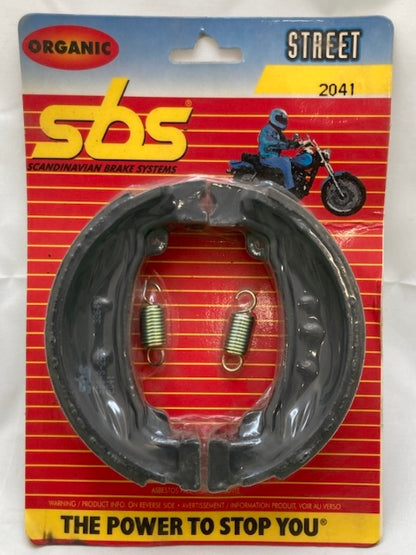 SBS 2041 Organic Brake Pad Set, Asbestos Free Street New Genuine