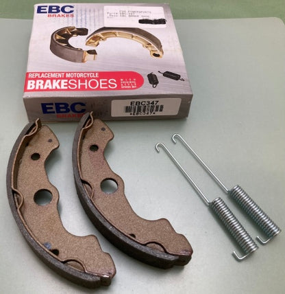 EBC EBC347 Replacement Motorcycle Brake Shoes w/ Spring Set New Genuine