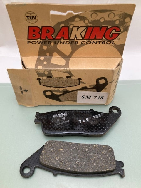 Braking SM748 Braking Semi Metallic Pads, Asbestos Free New Genuine