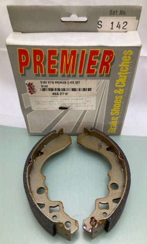 Premier S142 Brake Shoe Set E718 New Genuine