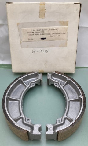 Honda 611-135OS Rear Brake Shoe Set, Oversized (968) New Replaces