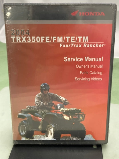 Honda 61HN4C04 TRX350FE/FM/TE/TM FourTrax Rancher '04 Service Manual New Genuine