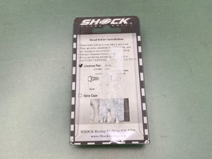 Shock Racing 8-Ball License Plate Screws New Genuine