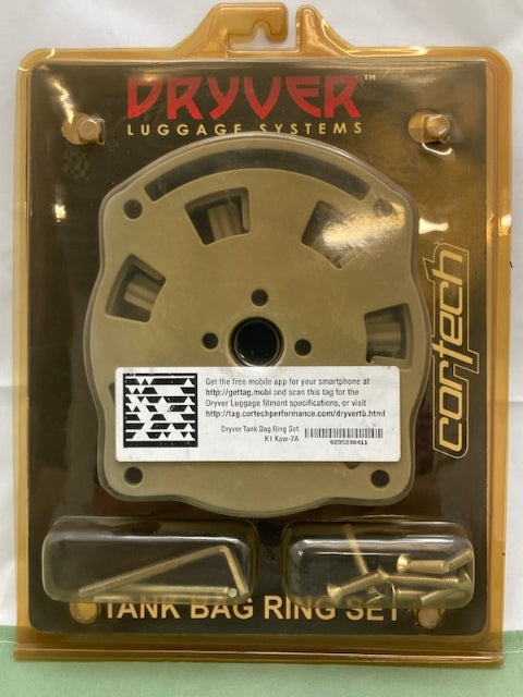 Cortech 8295230411 Dryver Tank Bag Ring Set K1 New Genuine