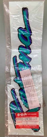 Suzuki 68681-20C10-A3T Emblem, Body Cowl Side New Genuine