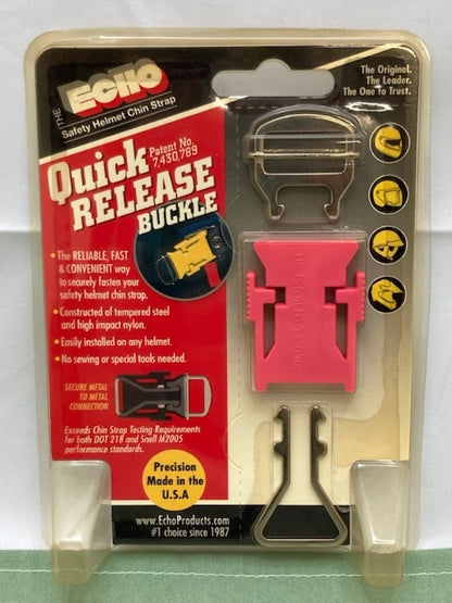 Echo 27-1084H Safety Helmet Chin Strap, Pink Quick Release Buckle New Genuine