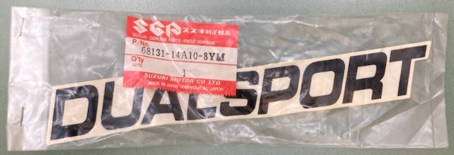 Suzuki 68131-14A10-8YM DUALSPORT Replacement Decal New Genuine