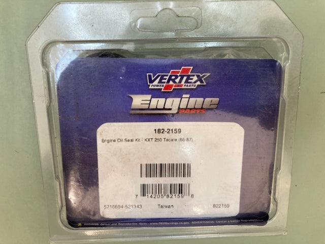Vertex 182-2159 Engine Oil Seal Kit New Genuine