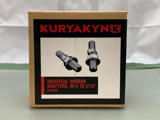 Kuryakyn 1411 Universal Mirror Adapter for Metric New Genuine