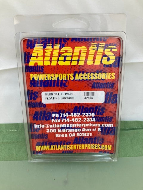 Atlantis A2104 Jetski Lanyard Yellow New Genuine