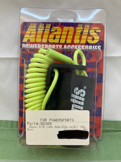 Atlantis A2104 Jetski Lanyard Yellow New Genuine