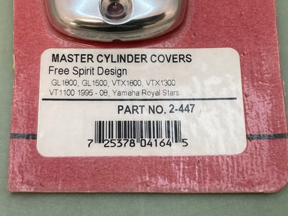 Show Chrome 2-447 Master Cylinder Cover, Free Spirit New Genuine