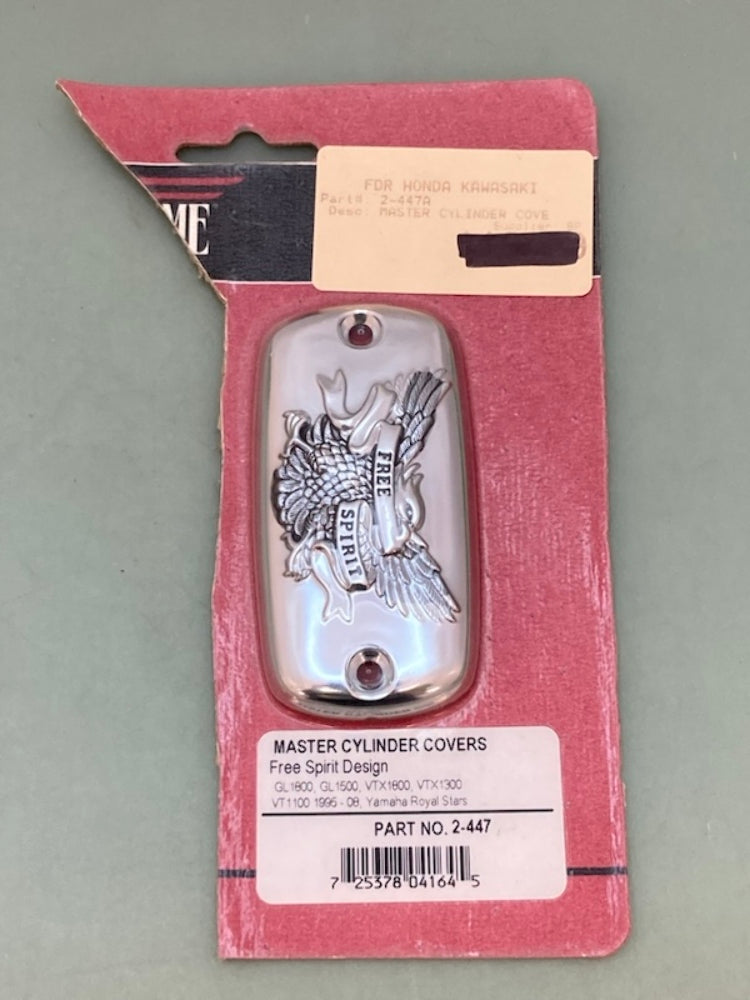 Show Chrome 2-447 Master Cylinder Cover, Free Spirit New Genuine