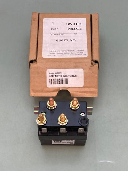 Albright W65673 Contactor 1700# Winch New Genuine