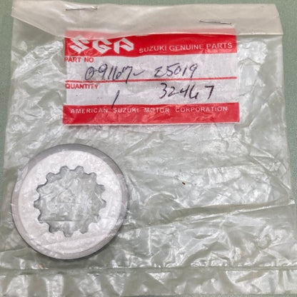 Suzuki 09167-25019 Front Sprocket Lock Washer New Genuine