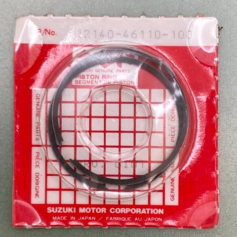 Suzuki 12140-46110-100 OS Piston Ring Set 1.0 New Genuine