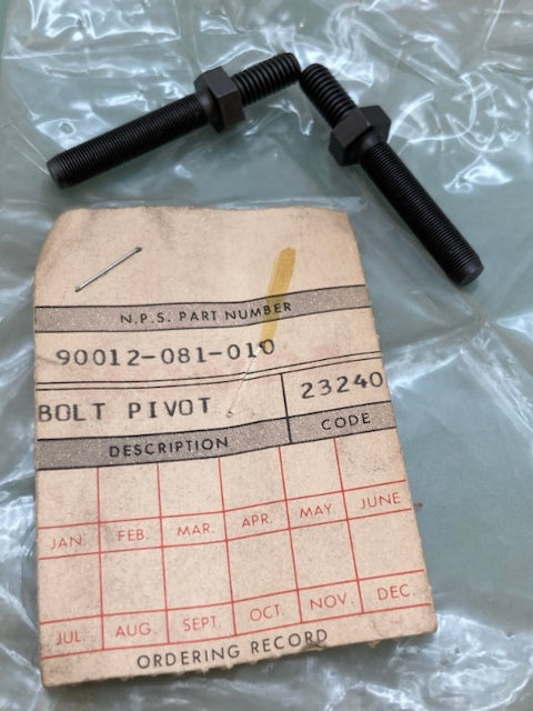 QTY 2 Honda 90012-081-010 Pivot Bolt New Replaces