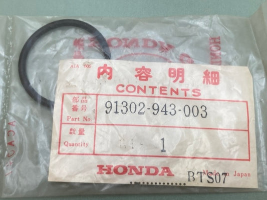 Honda 91302-943-003 O-Ring (33.5X3.0) New Genuine