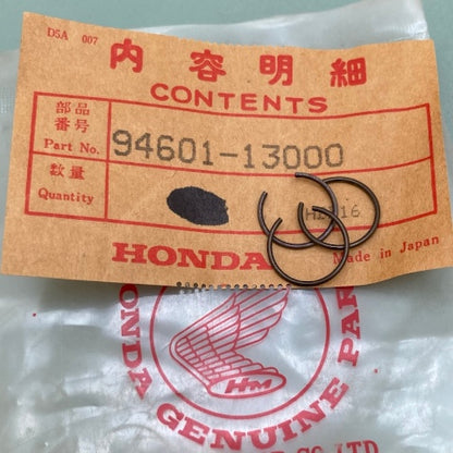 QTY 3 Honda 94601-13000 Clip (13mm) New Genuine