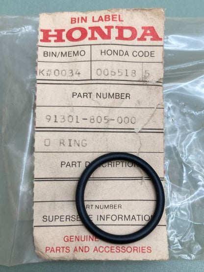 Honda 91301-805-000 O-Ring (26X2.7) New Genuine