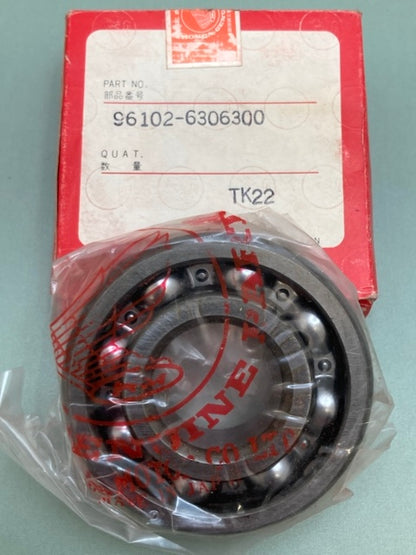Honda 96102-6306300 Crankshaft Main Radial Ball Bearing New Genuine