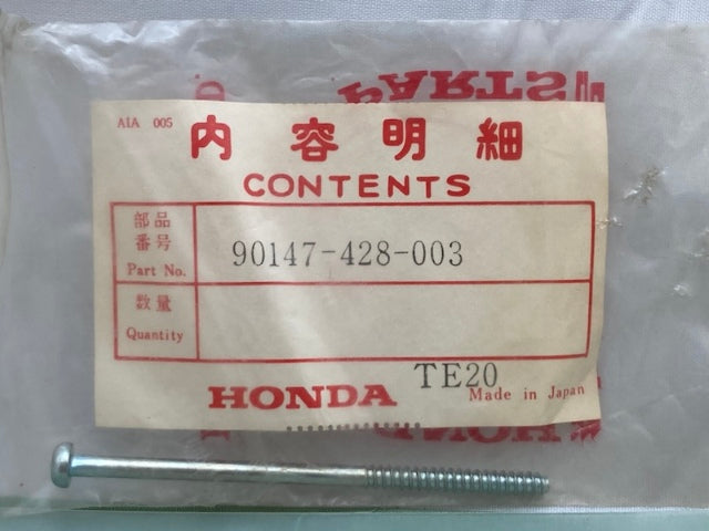 Honda 90147-428-003 Screw, Tap (4X75) New Genuine