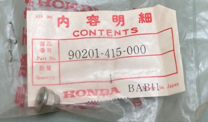 Honda 90201-415-000 Nut, Cap (6mm) New Genuine