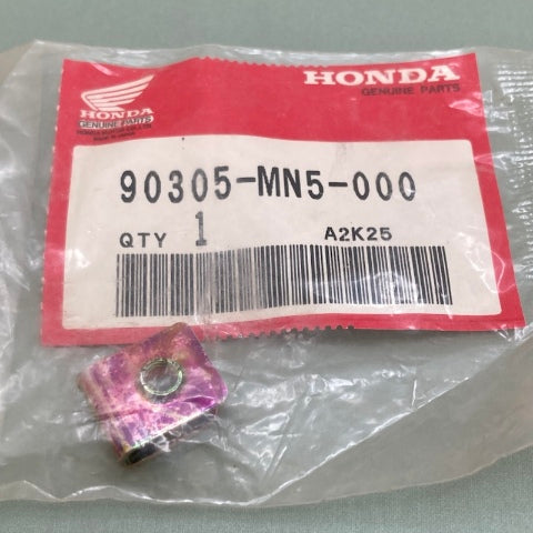 Honda 90305-MN5-000 Nut, Plate (5mm) New Genuine