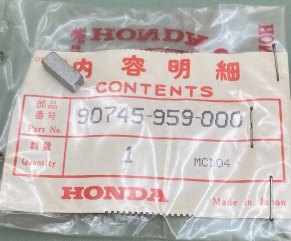 Honda 90745-959-000 Key (5mm) New Genuine