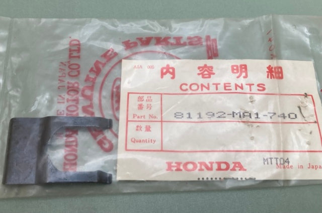 Honda 81192-MA1-740 Spring Lock Key New Genuine