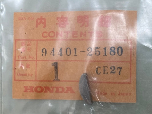 Honda 94401-25180 Woodruff Key (25X18) New Genuine