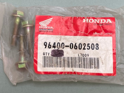 QTY 3 Honda 96400-0602508 Flange Bolt (6X25) New Genuine