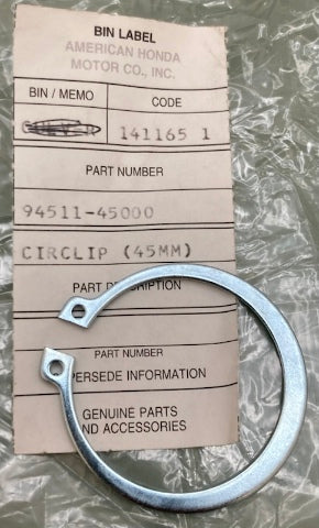 Honda 94511-45000 External Outer Circlip (45mm) New Genuine