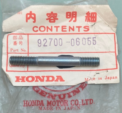 Honda 92700-06055 Stud Bolt (6X55) New Genuine