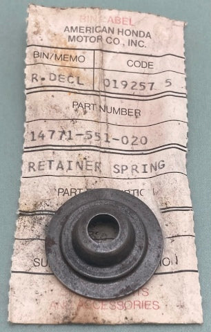Honda 14771-551-020 Valve Spring Retainer New Genuine